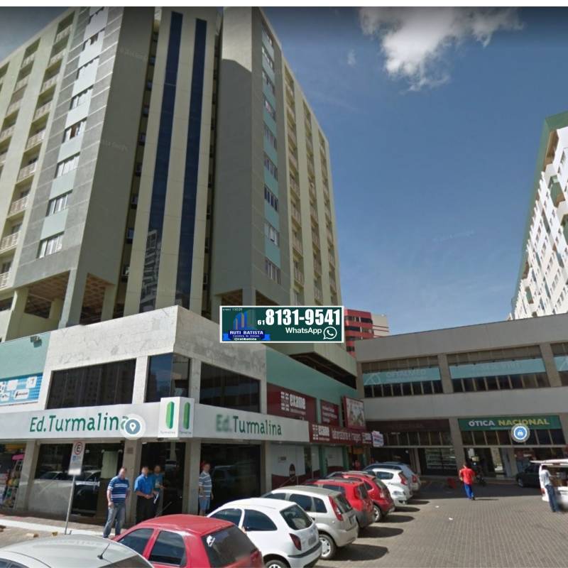Residencial Turmalina 01 quarto com armarios sem vaga Águas Claras